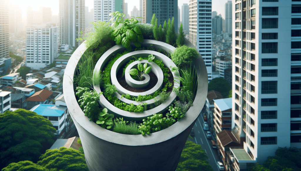 How To Create A Herb Spiral In Your Urban Garden