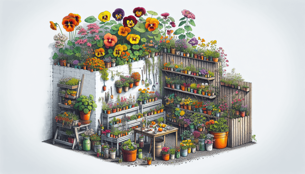 DIY Edible Flower Garden Ideas For Urban Spaces