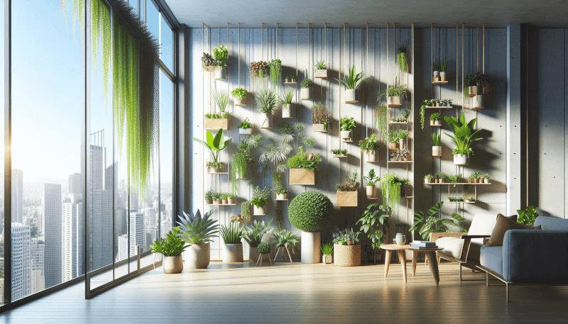 how to build a small vertical garden in a city apartment 1