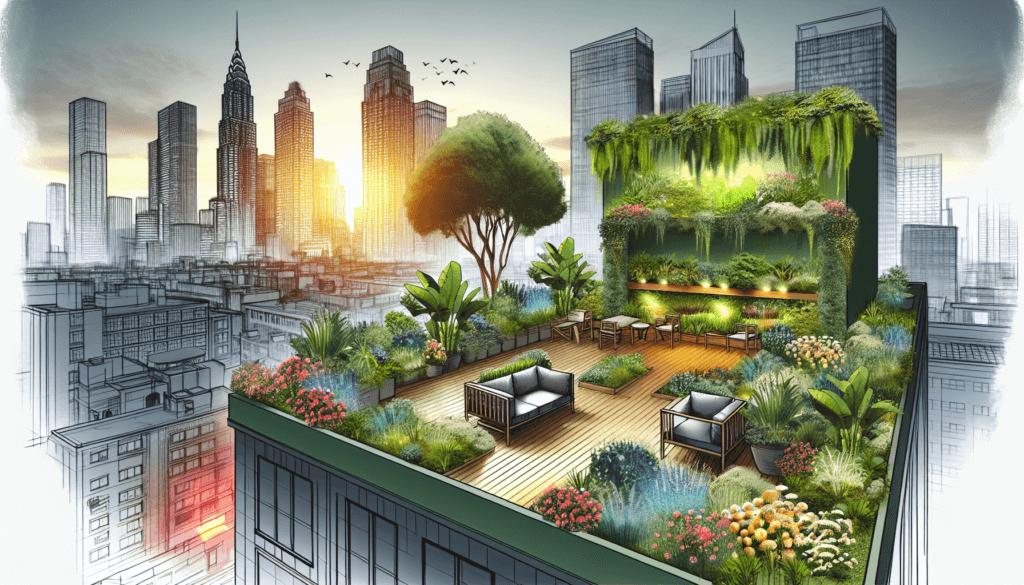 Urban Rooftop Garden